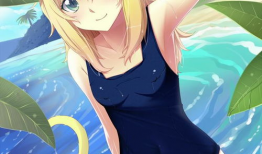 动漫泳装美女,夏日风情下的青春魅力